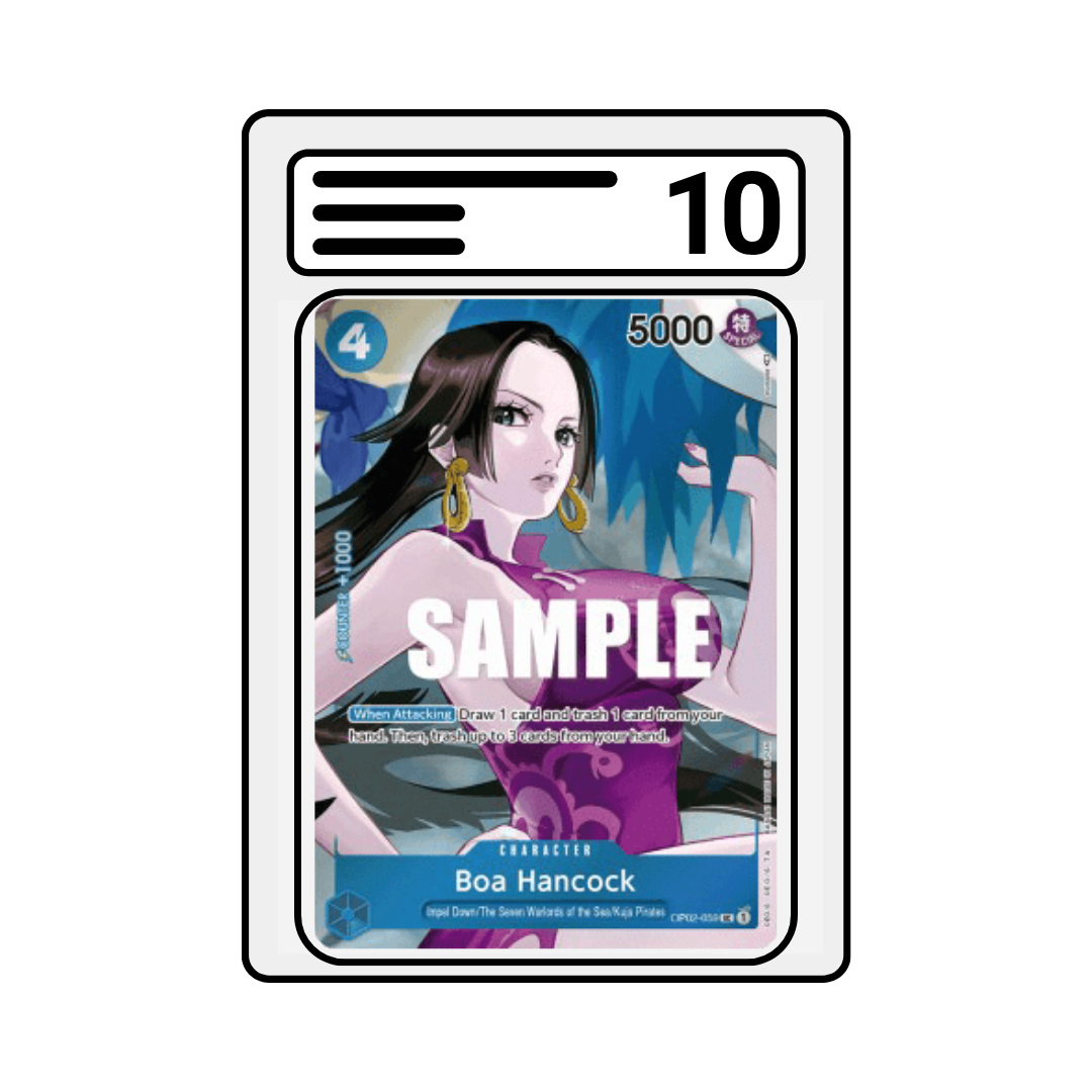 Graded Karte One Piece OP02 059 Boa Hancock