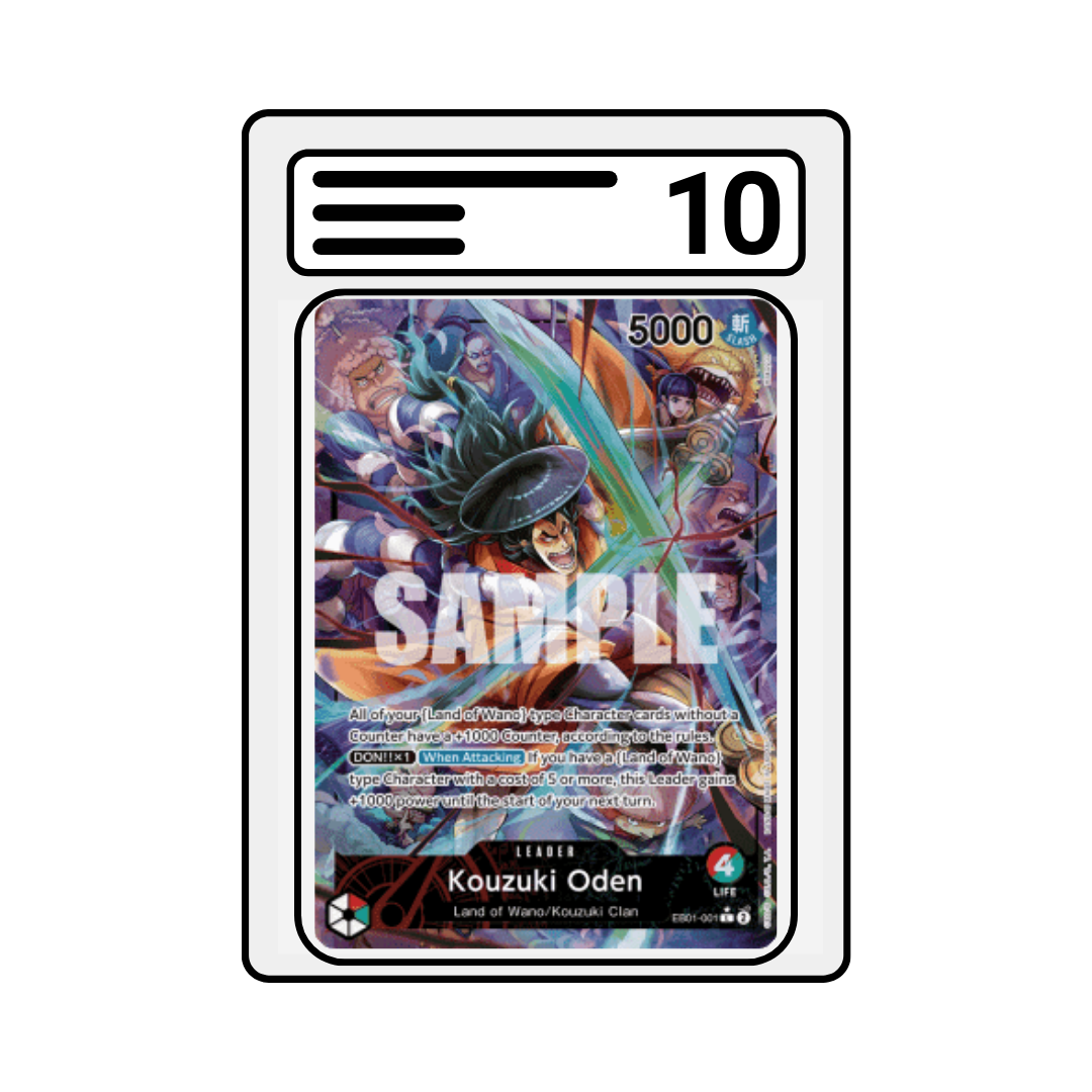 Graded Karte One Piece EB01 001 Kozuki Oden
