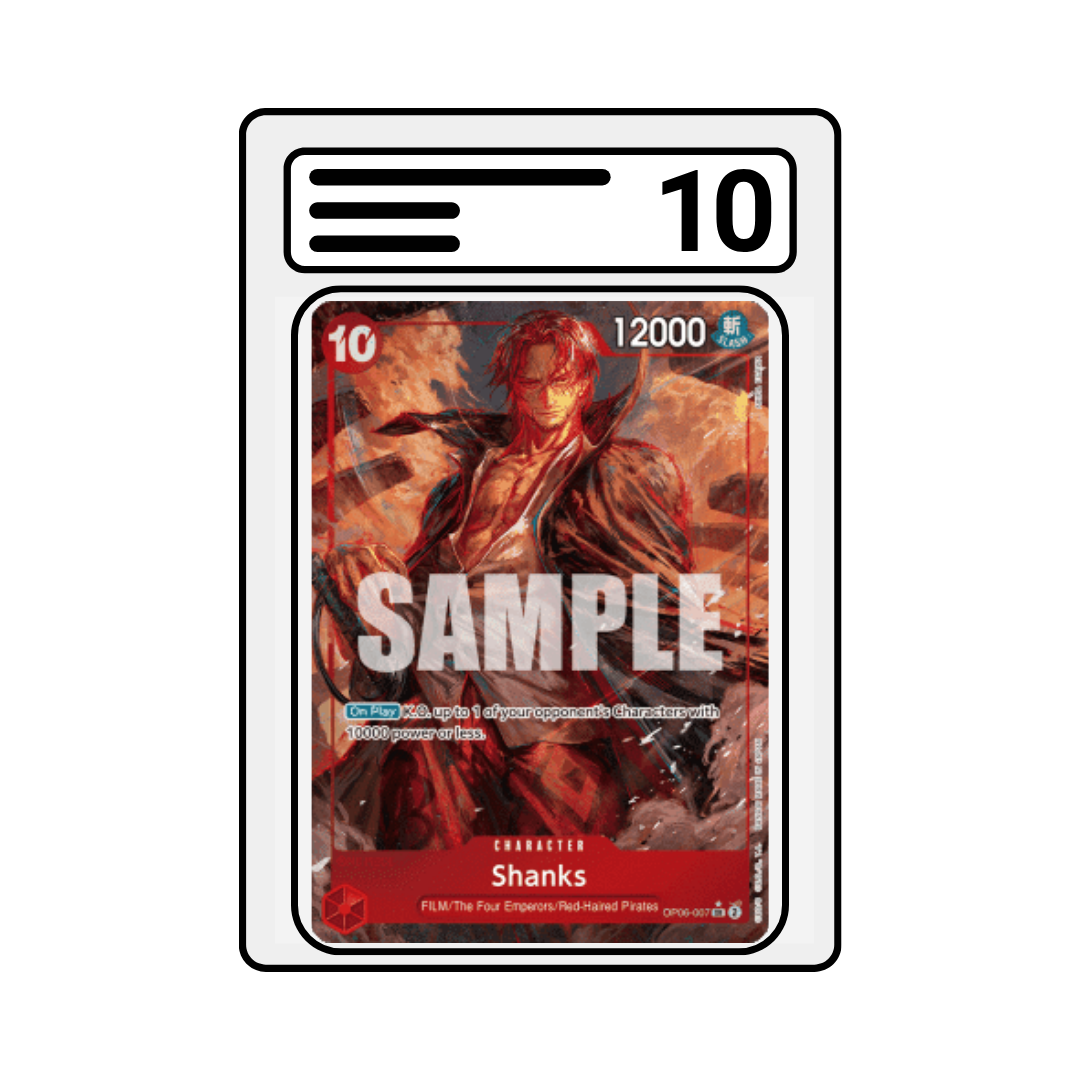Graded Karte One Piece OP-06-Alternate ART Shanks 007
