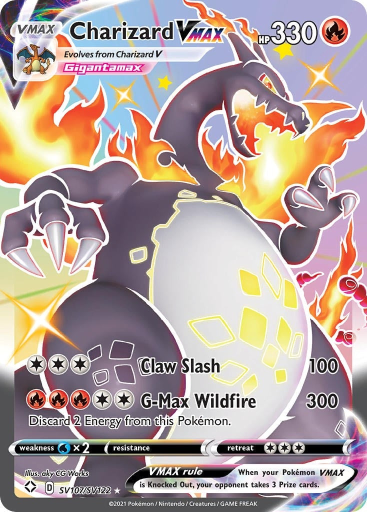 Charizard VMAX (Shining Fates: Shiny Vault) (SV107/SV122)